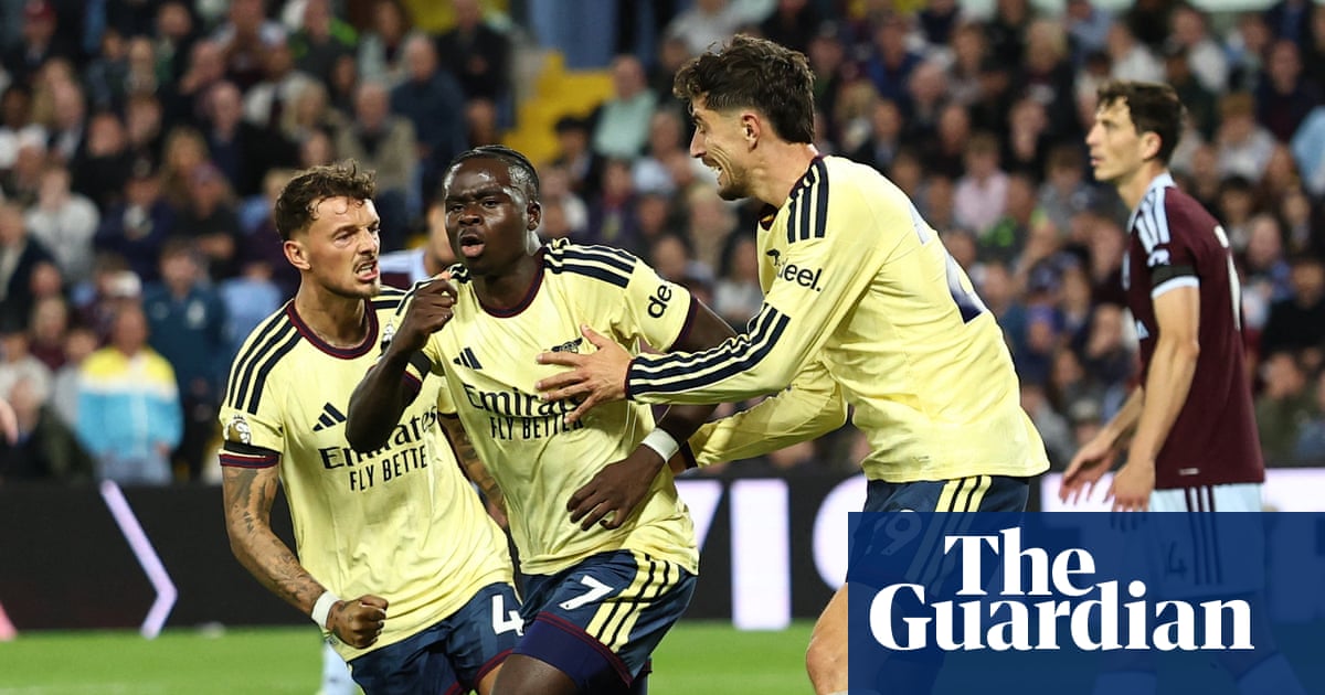 Saka settles gruelling battle with Aston Villa to extend Arsenal’s winning start
